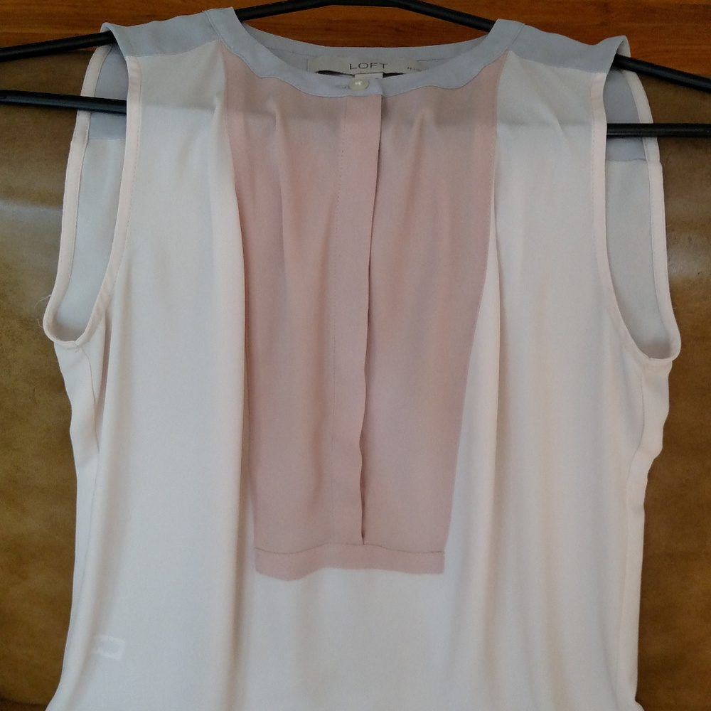 Loft Bib Front Sleeveless Shell